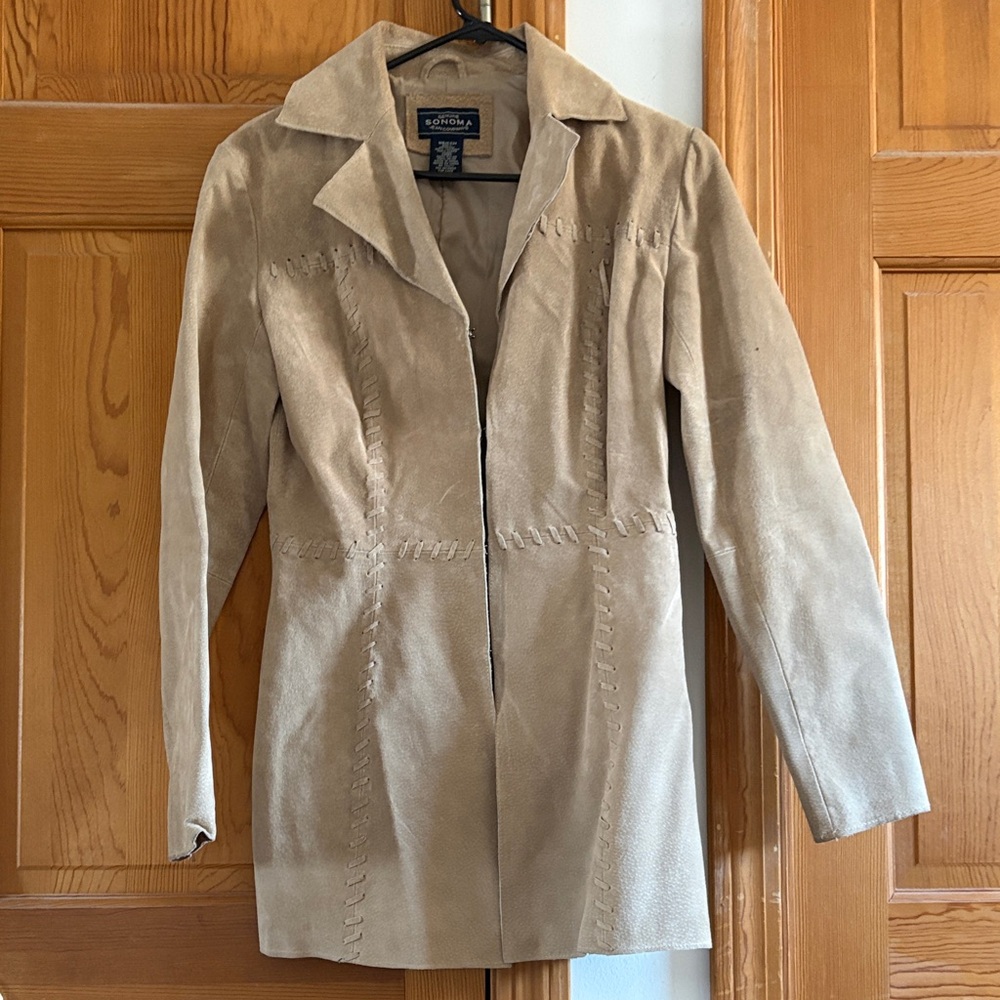 Sonoma Beige Suede Blazer
